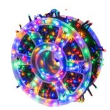 Cumpara ieftin Rola Instalatie de Craciun Liniara , 8 Jocuri de Lumini Interschimbabile, Lungime 30 metri, 150 leduri, Alimentare La Priza 220 V, Pentru Interior/Ext