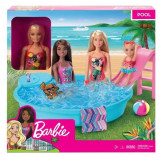 Cumpara ieftin Set de joaca Barbie, O zi la piscina, Mattel