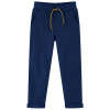 Pantaloni pentru copii cu șnur, bleumarin, 140, vidaXL