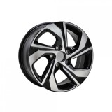 Set 4 Jante Aliaj PDW R17 5x114.3 ET35 7.5J Negru Lucios Polish