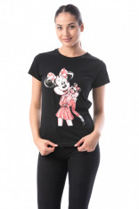 E293-1 Tricou cu maneca scurta si imprimeu Minnie Mouse foto