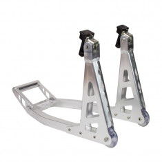 Stand motocicleta din aluminiu pentru roata din fata Dema 24195, 225 Kg