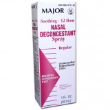 Spray Nazal, Major Pharma, Decongestant Spray, cu HCL 0.05, Amelioreaza Congestia Membranelor Nazale