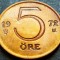 Moneda 5 ORE - SUEDIA, anul 1972 *cod 2148