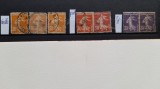 1907 Franta semanat.Y.T.137-142-113val.-stamp.-Mi=+115E, Stampilat