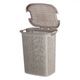 Cos de rufe, Home &amp; Away, 60 litri, 46 x 37 x 57,5 cm, Cappuccino