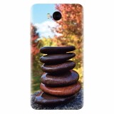 Husa silicon pentru Huawei Y6 2017, Stacking Stones