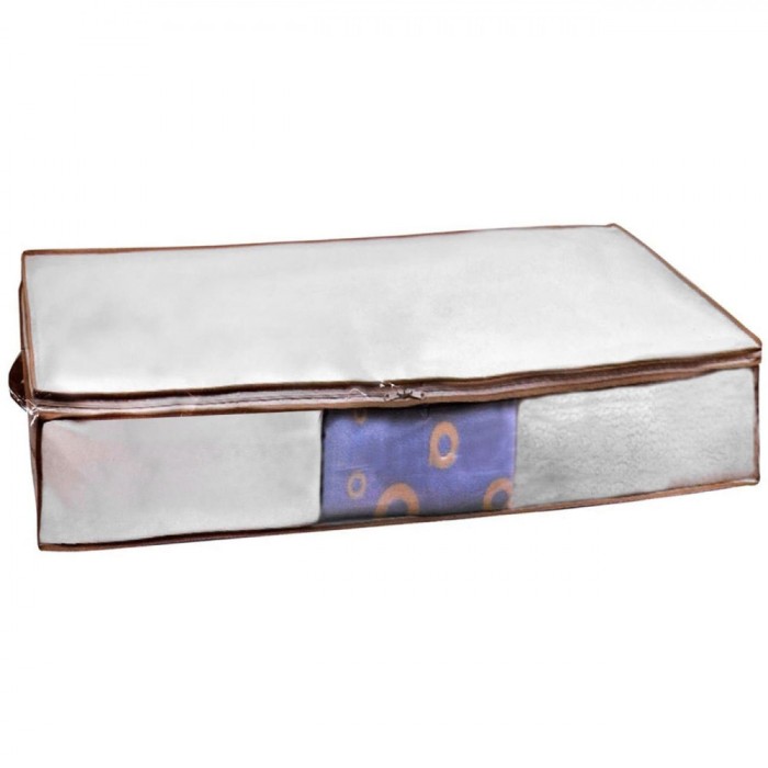 Husă Depozitare Plăpumi, Model 100x50x20 cm, Fermoar Rezistent, Impermeabilă, Ecologică, Polipropilenă 100%