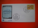 HOPCT PLIC FDC S NR 290 DREPTURILE POPORULUI DIN PALESTINA -ONU NATIUNILE UNITE 1982 -BIROUL DIN GENMEVA -ELVETIA