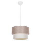 Cumpara ieftin Lustra cu o singura lumina PWL-1194, E27 bej, 30x72 cm