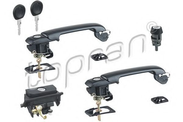 Set incuietoare, sistem inchidere VW GOLF III (1H1) (1991 - 1998) TOPRAN 112 875 Set incuietoare, sistem inchidere VW GOLF III (1H1) (1991 - 1998) TOPRAN 112 875