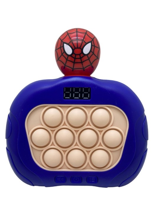 Joc Pop It Spiderman , Flippy, consola, joc interactiv, antistres, cu baterii