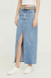 Abercrombie &amp; Fitch fusta jeans maxi, drept