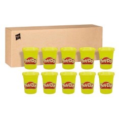 Set 12 cutii plastilina galbena Play-Doh, 1.36kg
