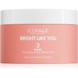 ICONIQUE Professional BRIGHT LIKE YOU Colour &amp; Shine Protection Mask mască protectoare cu efect regenerator pentru păr vopsit 200 ml