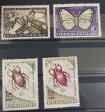 Romania 1956 - Insecte daunatoare cu eroare MNH
