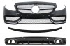 Bara Fata si Difuzor Bara Spate Mercedes C-Class C205 A205 Coupe Cabriolet (2014-2019) Eleron portbagaj C63S Design Performance AutoTuning