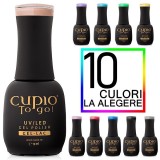 Cumpara ieftin Kit 10 culori oje semipermanente, Cupio
