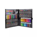 Cumpara ieftin Set 168 elemente pentru pictura si desen, Gonga&reg; Negru