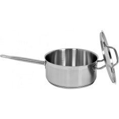 Cratita din inox cu maner si capac 5 L