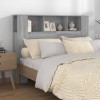 Gossi tablie de pat cu dulap, gri sonoma, 140x18,5x104,5 cm