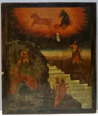 Sf. Profet Ilie si Scene din Viata Sa, Icoana Ruseasca, Secol XIX