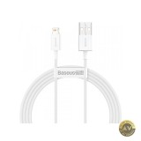 Cablu Date si Incarcare USB-A - Lightning Baseus Superior Series 20W 1.5m Alb CALYS-B02
