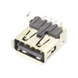 Conector USB A, mama, AMPHENOL, TUEA4F2S0BHT, T138123