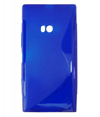 Husa silicon S-case albastra pentru Nokia Lumia 900 foto