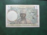 AFRICA OCCIDENTALĂ FRANCEZA 5 FRANCI 1942 SUPERBĂ
