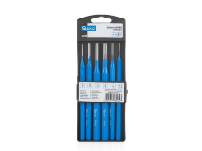 Set dornuri cilindrice, 1.5 - 8 mm, 6 elemente, Geko G38551 foto