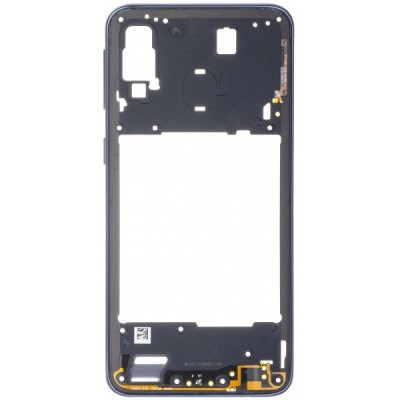 Carcasa Mijloc Samsung Galaxy A40 A405, Neagra foto