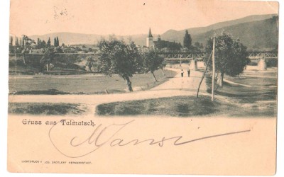 SV * Salutari din TALMACIU * Sibiu * Gruss aus Talmatsch * 1902 foto
