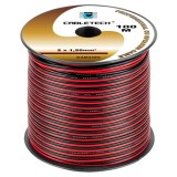 CABLU DIFUZOR CUPRU 2X1.50MM ROSU/NEGRU 100M