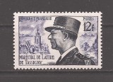 Franta 1954 - Mareșalul de Tassigny, MNH