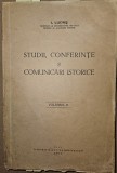 STUDII , CONFERINTE SI COMUNICARI ISTORICE - I LUPAS 1940 VOLUMUL II