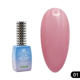 Global Fashion Color Top Coat Diamond Lucios HEMA &amp; TPO FREE 12ml Nuanța 01