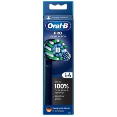 Set 4xCapete periuta de dinti, Oral-B, Pro Cross Action, Negru