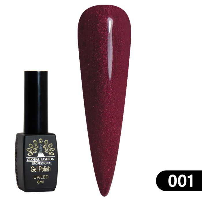 Oja semipermanenta BLACK ELITE, Global Fashion 8 ml, 001