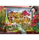 Cumpara ieftin Puzzle Bluebird - Magic Farm Painting, 1000 piese