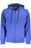 Cumpara ieftin Hanorac barbati cu fermoar si imprimeu cu logo albastru (Marime: 2XL), U.S. GRAND POLO EQUIPMENT &amp; APPAREL