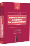 Denuntarea unilaterala a contractelor in procedura insolventei - Alexandra Bob