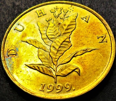 Moneda 10 LIPA - CROATIA, anul 1999 *cod 1893 B = patina super foto