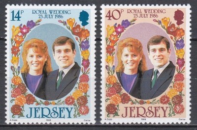 Jersey 1986 - Nuntă regală, MNH foto