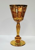 Pahar din cristal Bohemia, Egermann, Cehia, Secol XX