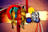 Tablou canvas Africa retro vintage arta17, 75 x 50 cm