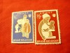 2 Timbre Belgia 1960 - UNICEF , sarniera, Nestampilat