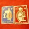 2 Timbre Belgia 1960 - UNICEF , sarniera