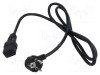 Cablu 3x1,5mm2 CEE 7/7 Ştecăr Unghi POS, IEC C19 Mamă