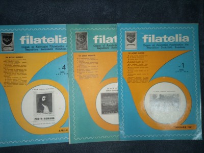 8 REVISTE FILATELIA 1981 1-4 8-11 foto